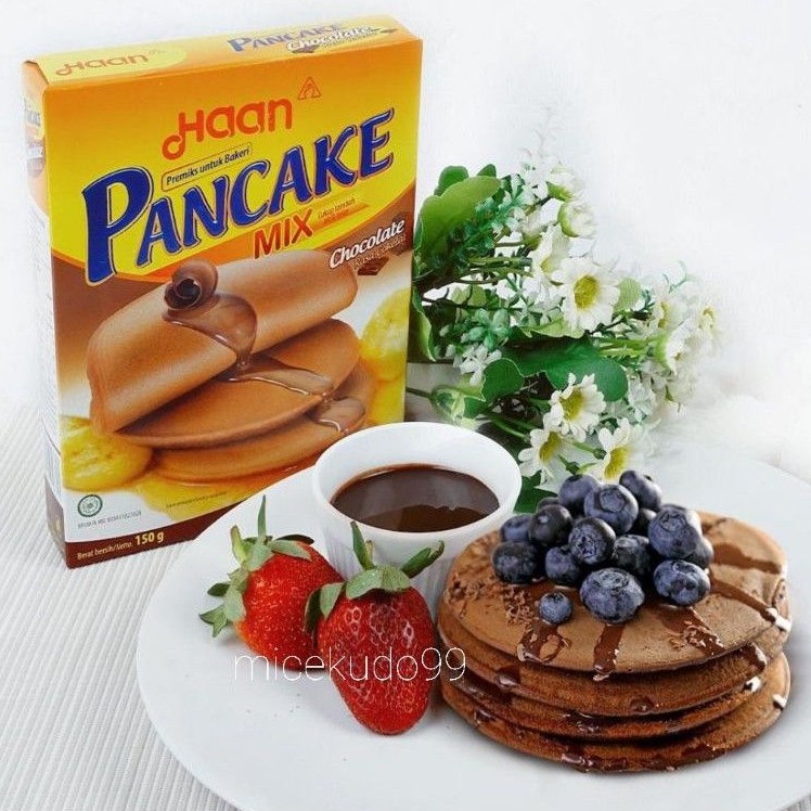 

HAAN PANCAKE MIX CHOCOLATE / TEPUNG PANEKUK INSTAN COKELAT / COKLAT
