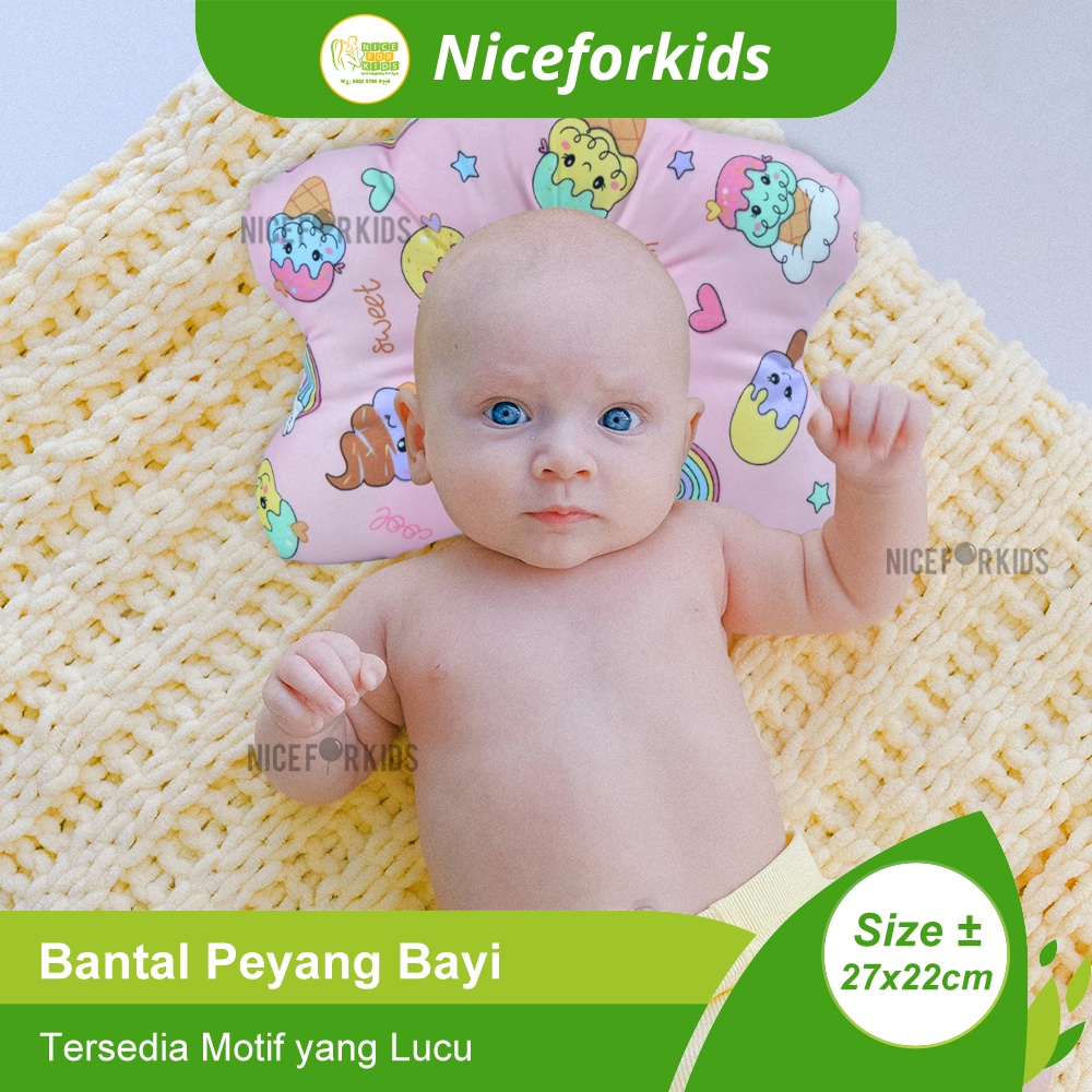 Bantal Peyang Bayi Karakter Lucu / Bantal Peyang Khusus Bayi