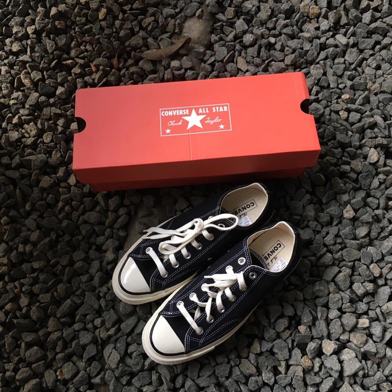 Converse 70s Ox Black and White Original Resmi PT MAP