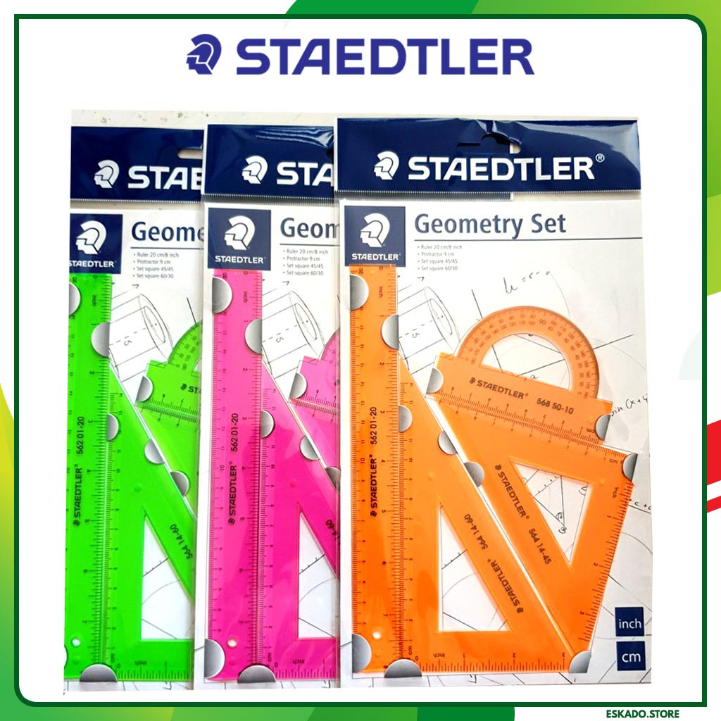 Staedler Geometry Set / Penggaris / Busur