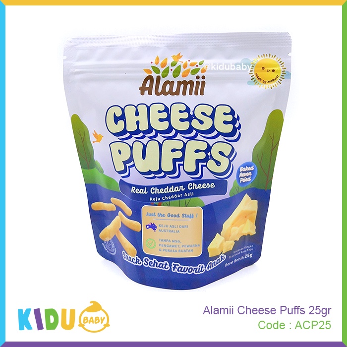 Alamii Puffs Cemilan Sehat Anak Kidu Baby