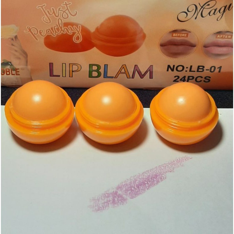 [ECER] LIP BALM IMAN OF NOBLE MAGIC JUST PEACHY NO.LB01