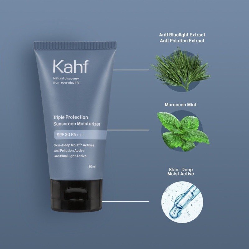 Kahf Sunscreen moisturizer Kahf Triple Protection Sunscreen Moisturizer 30 ml