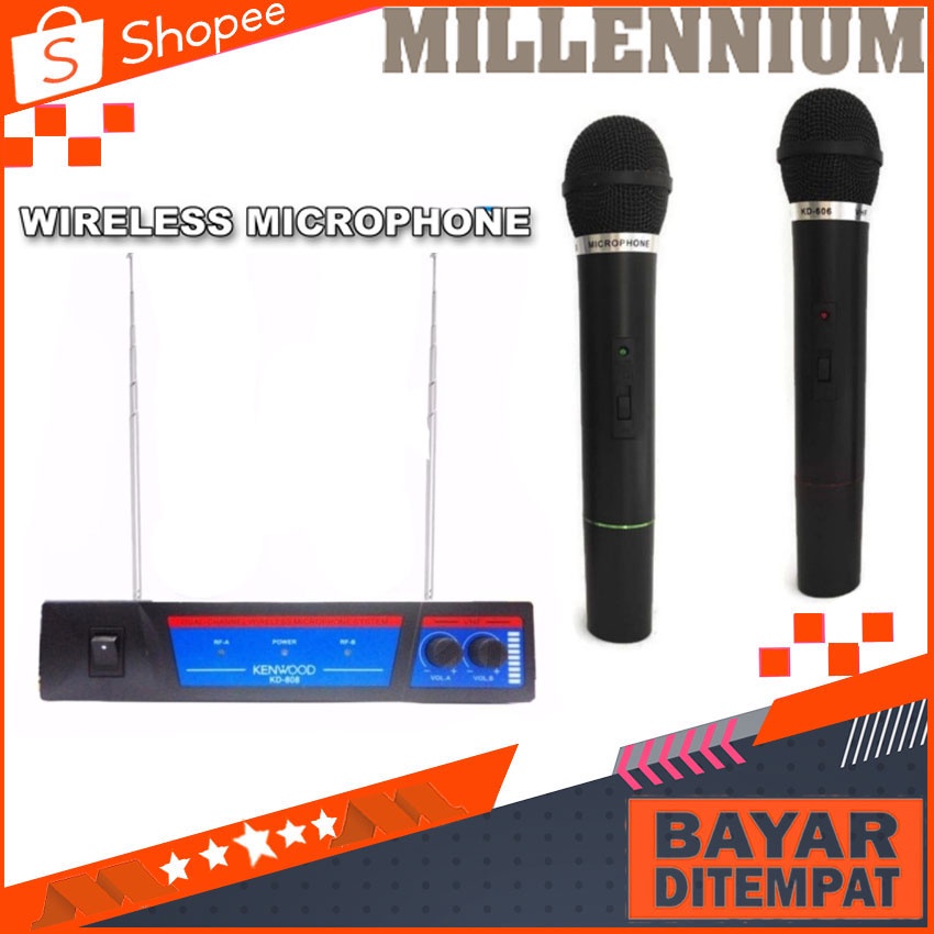 Mic Wirles Wireless Werles Wireles Double Kenwood KD-608