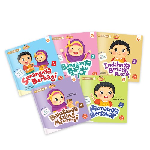 

TERMURAH Buku Anak Islami Seri Akhlak Anak Hebat 1 Set (5 Buku) Gema Insani BR283