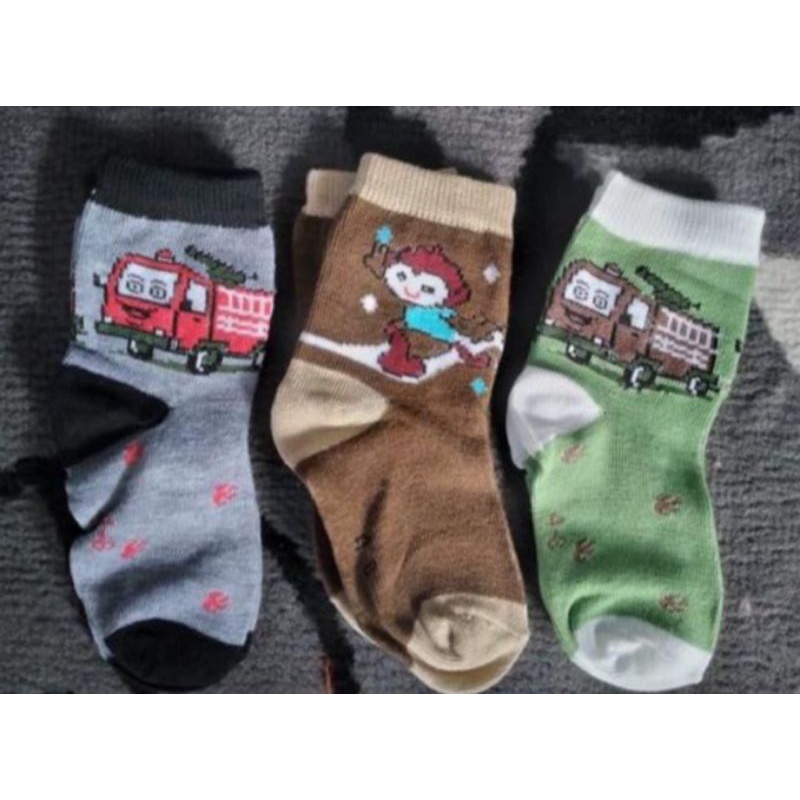 Kaos Kaki Anak Motif Lucu (Umur 1-2thn) || Kaos Kaki Motif Karakter Anak