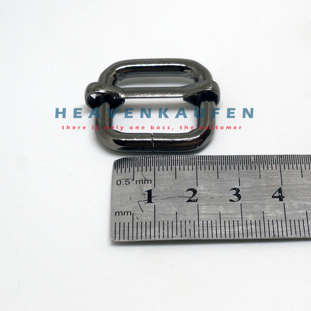 Ring Jalan Tas 2 cm Black Nikel Tebal 4,5 mm Premium Quality