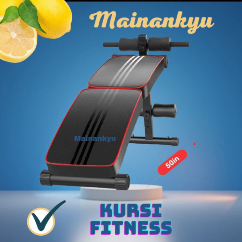 (MAINANKYU) SIT UP BENCH  PRESS ABDOMINAL EXERCISE PORTABLE PAPAN 2 IN 1 SICPACK ALAT FITNESS GYM