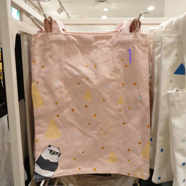 Miniso We Bare Bears Tote Bag