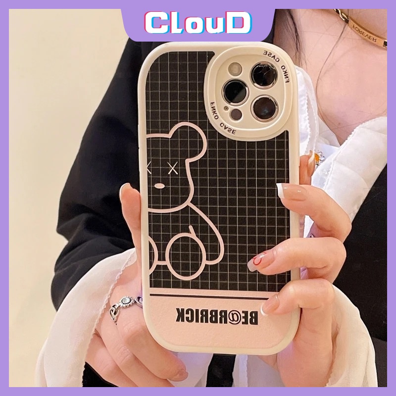 Soft Case Pelindung Motif Kartun Beruang Untuk iPhone 7 8 Plus 11 13 12 Pro MAX 6 6s Plus XR X XS MAX SE 2020