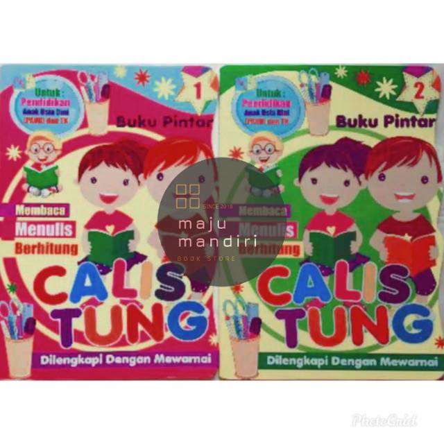 Buku pintar calistung untuk anak TK dan SD