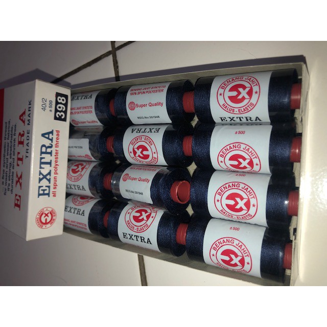 BENANG JAHIT EXTRA BIRU TUA