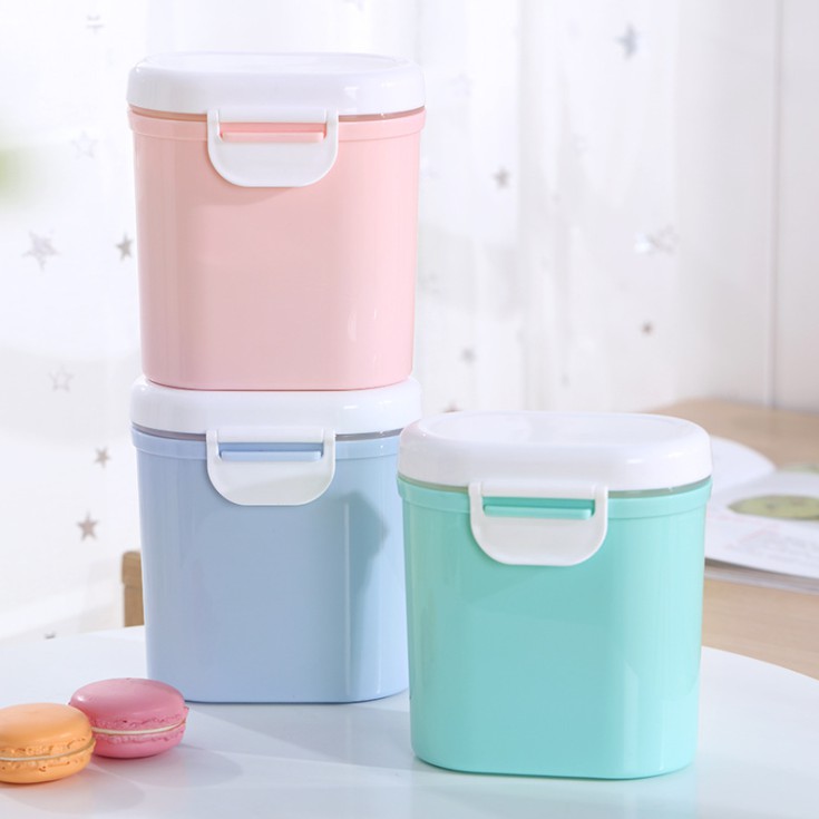 Tempat Kotak Penyimpanan Susu Bubuk Biskuit Snack Bayi / Toples Susu / Baby Milk Powder Box