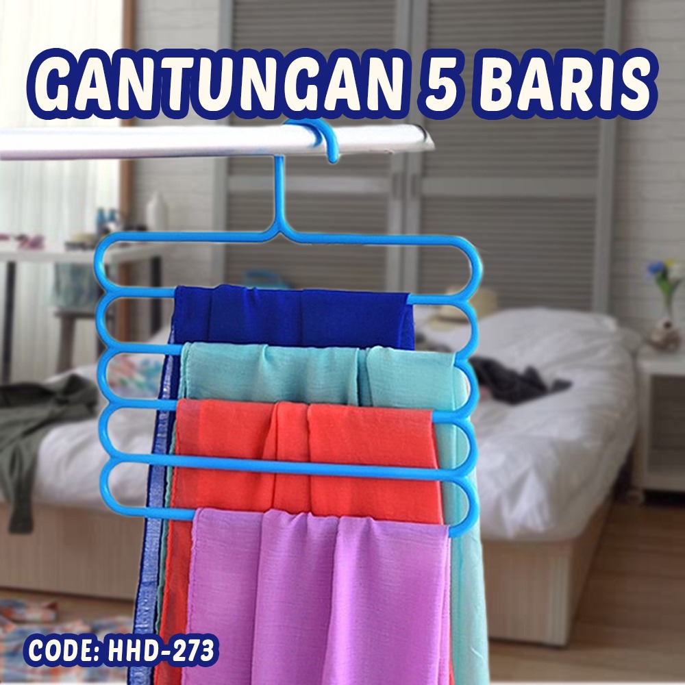 Gantungan 5 Baris Hanger Jilbab