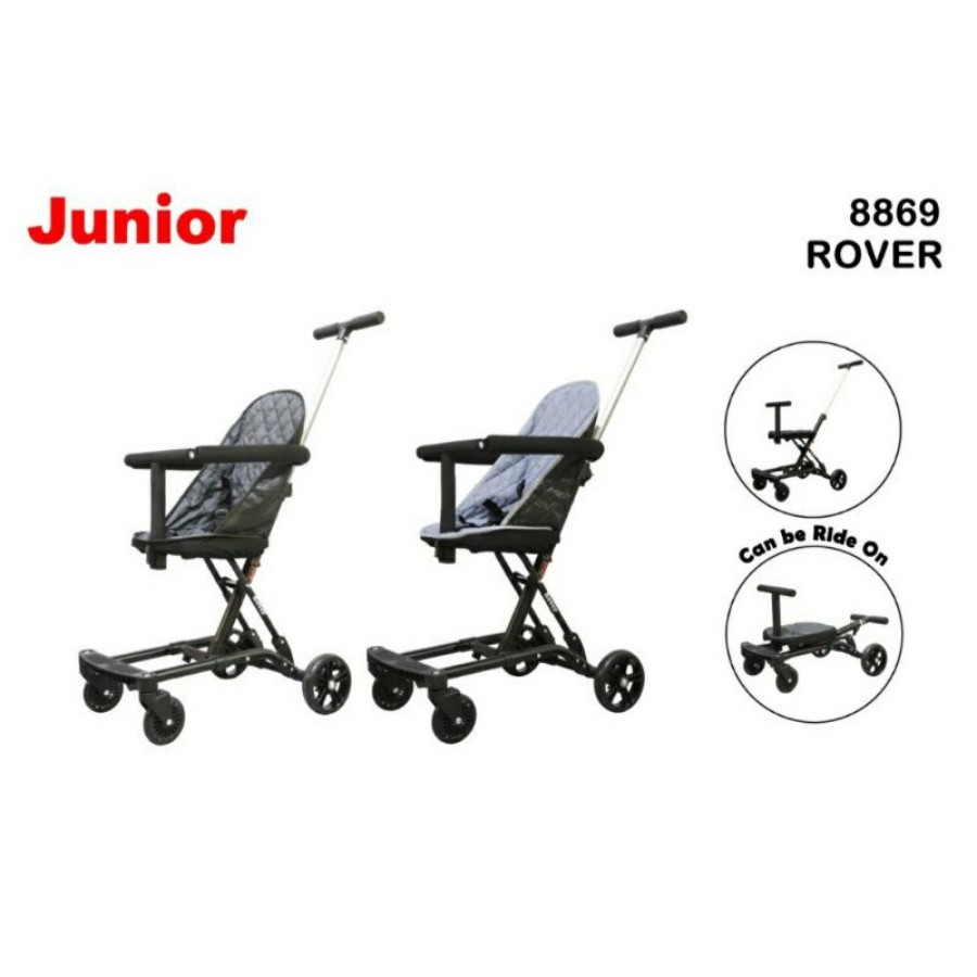 Junior Stroller Mini Rover Trike - 8869 Dorongan Portable Travel Anak Bayi Roda Lightweight Kereta