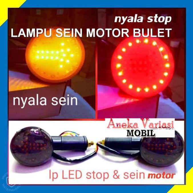 LAMPU SEIN MOTOR BULET / LAMPU VARIASI MOTOR | Lampu Motor