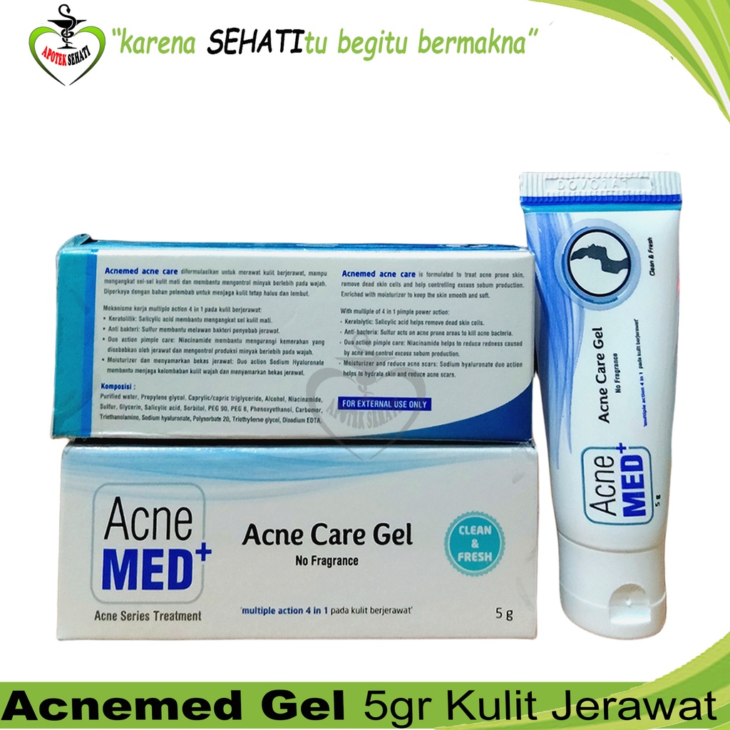 Acne Care Gel Acnemed Mengatasi Jerawat Pada Wajah