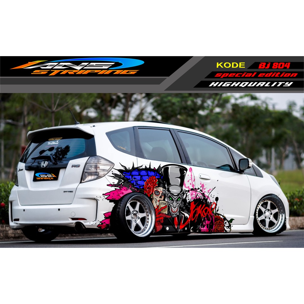 STICKER MOBIL HONDA BRIO / JAZZ RS / MOBILIO / AGYA / YARIS / ATOS / STICKER MOBIL