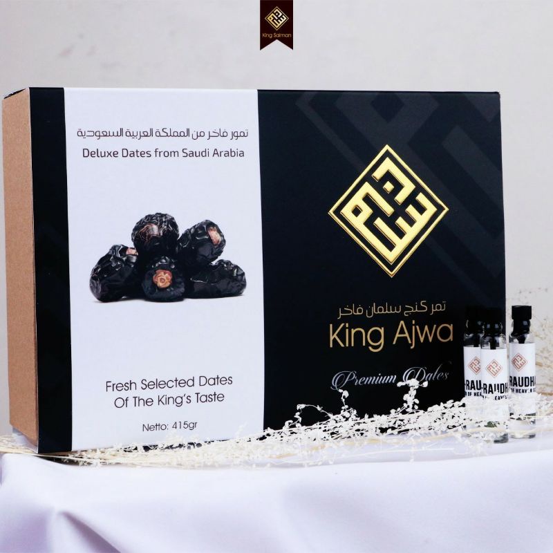 

Kurma Ajwa King Salman 415 gr Kurma Premium