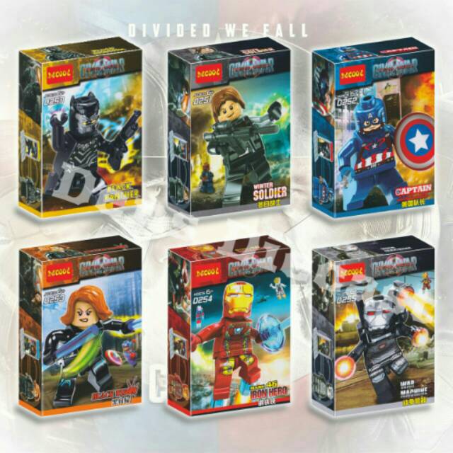 Lego decool civil war isi 6pcs