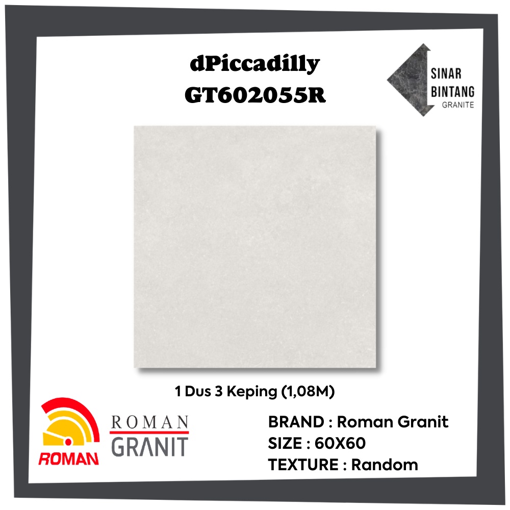Granit 60 X 60 | Granit Lantai dPiccadilly Series ROMAN GRANIT