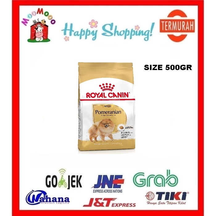 Royal Canin Pomeranian adult Makanan Anjing Pom Dewasa Dry Food 500GR