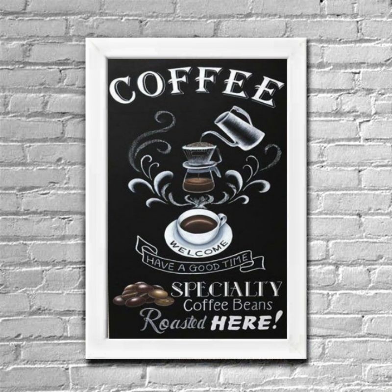 Hiasan Dinding Poster quotes untuk di cafe Pajangan Dekorasi Dinding