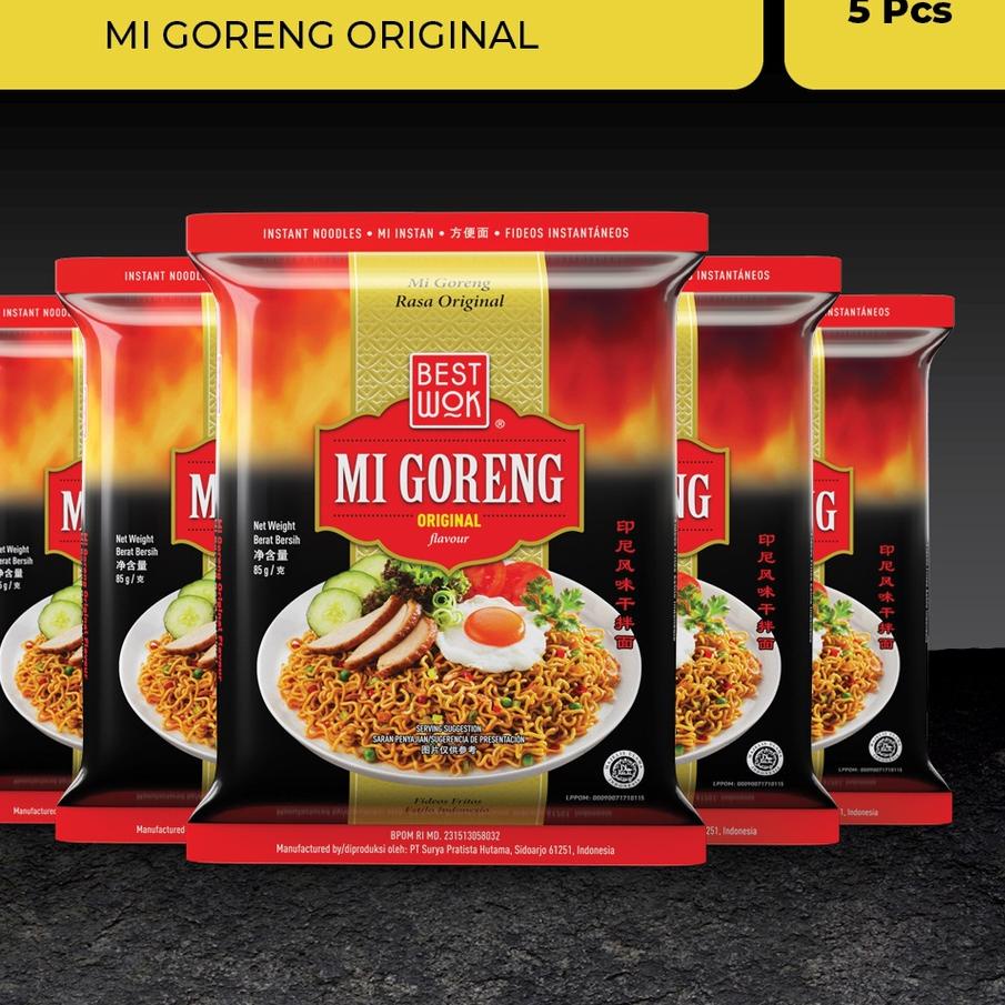 

2.2 Brands Festival Best Wok Mi Goreng Original Single Pack (5 pcs) | BIG SALE | New event | Splash
