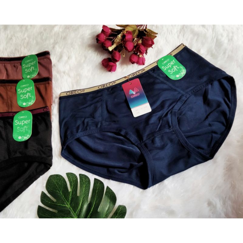 6 PCS (SETENGAH LUSIN) ART 034 | Celana Dalam Wanita Oreo Art BF1236 Super Soft I CD Perempuan Oreo 