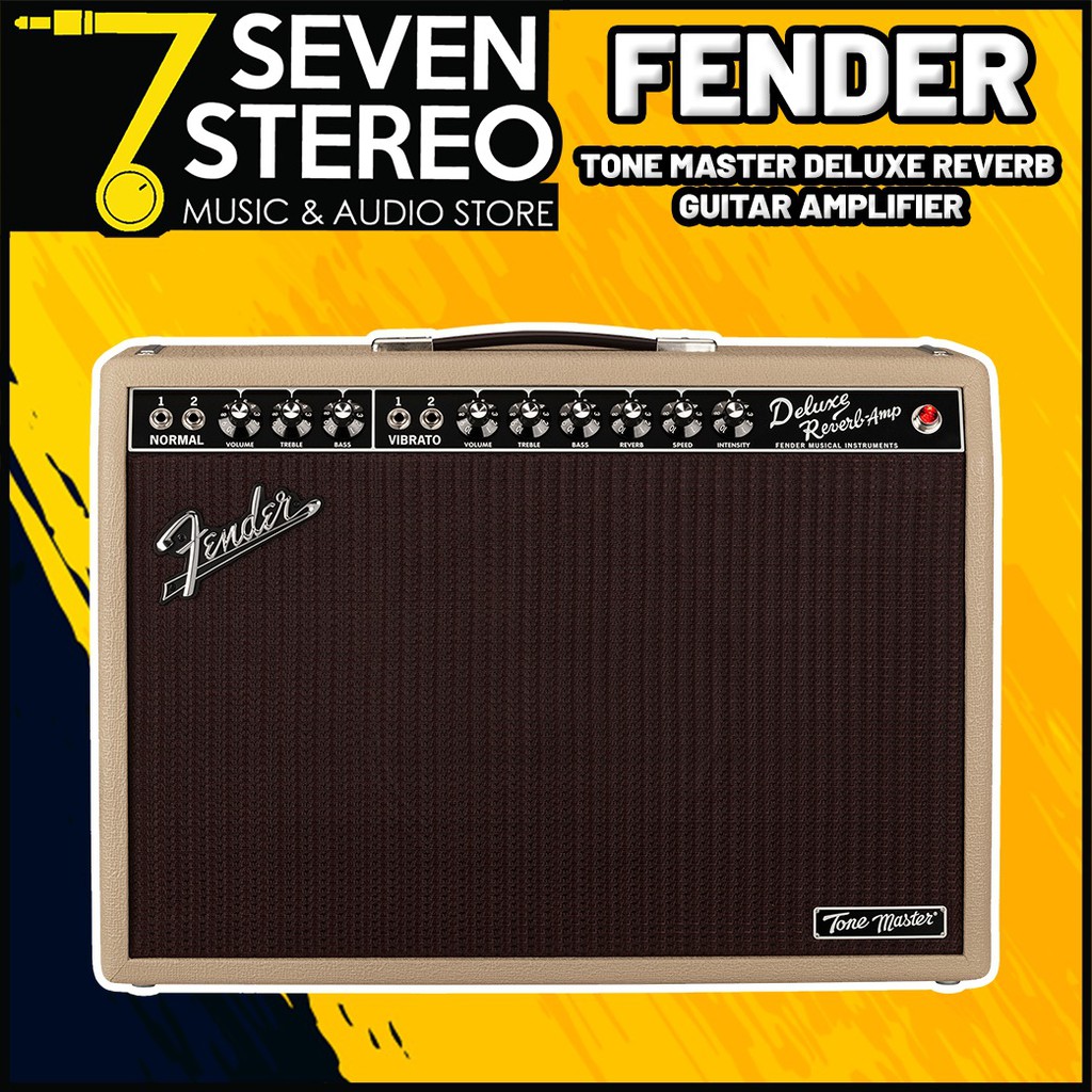 Fender Tone Master Deluxe Reverb Guitar Amplifier Blonde