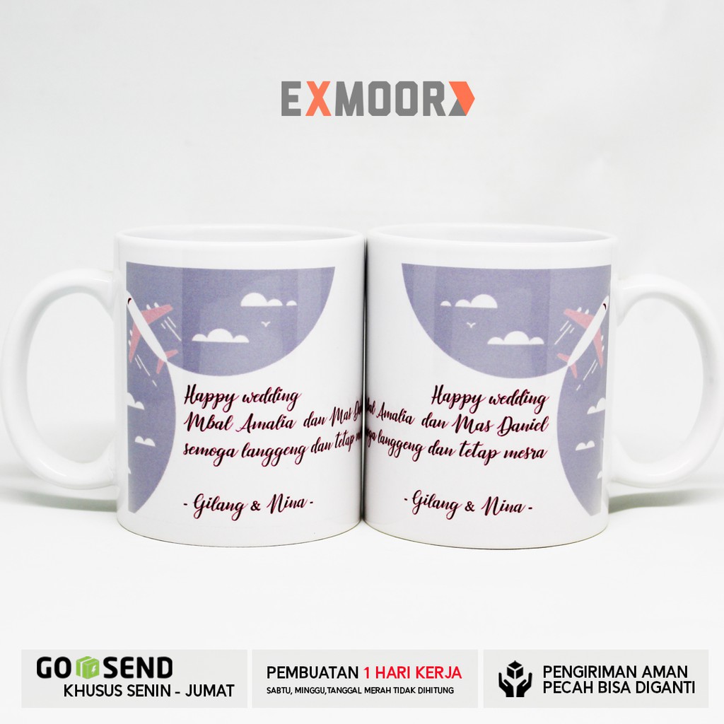 Mug Couple Pilot Pramugari