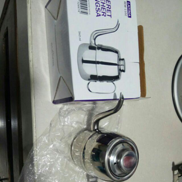 Latina Olive Kettle 540 Ml Ceret Leher Angsa *** Original *** [rew-1102]