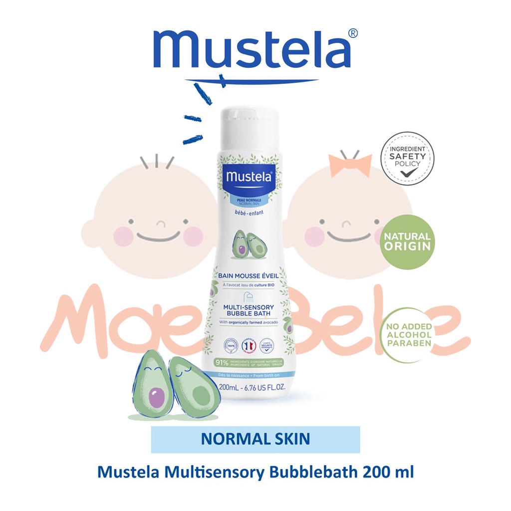 [PROMO] Mustela Multi-Sensory Bubble Bath Sabun Mandi 200ml