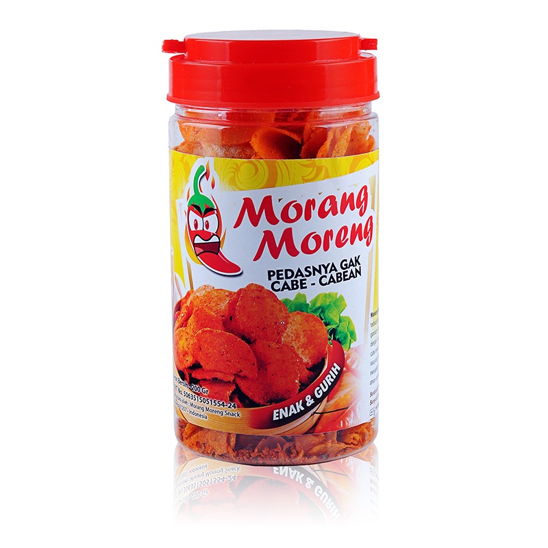 

Cimol Kering Pedas Morang Moreng (Toples) Keripik Cireng / Cimoring Aneka Rasa