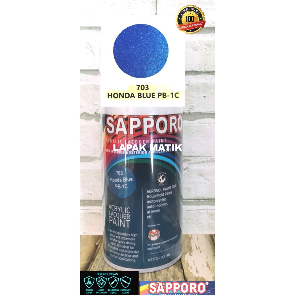 Pilok Sapporo BIRU CANDY HONDA BLUE PB-1C 703 300ml