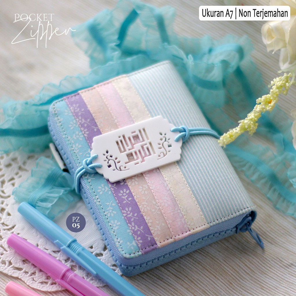 Al Quran Kecil Zipper Pocket Tanpa Terjemah / Al Quran Cantik Cover