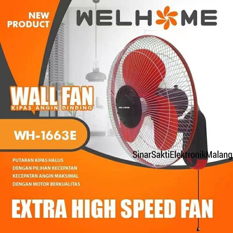 Kipas Angin Dinding 16&quot; inch wall fan murah tembok 3 kecepatan