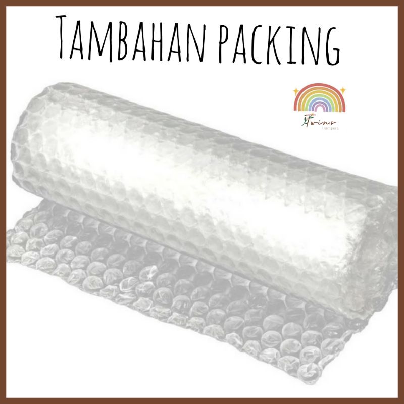 Tambahan packing kardus &amp; bubble wrap