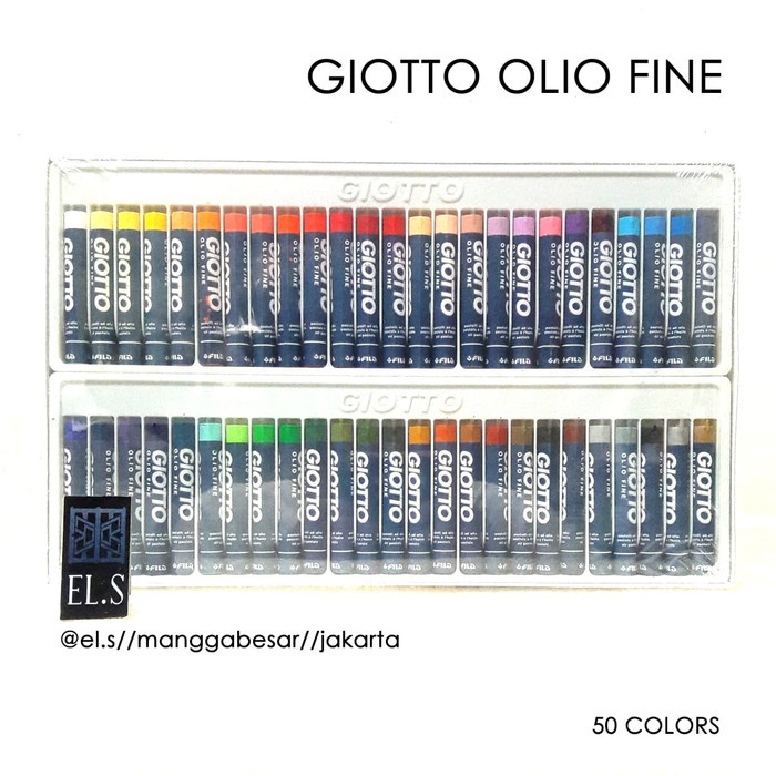 

Giotto Olio Fine Oil Pastel 50 Warna