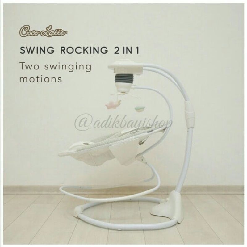 Bouncer Bayi Elektrik / Cocolatte Swing Rocking 2in1 / Baby Bouncer Coco Latte Electric / Kursi Ayun
