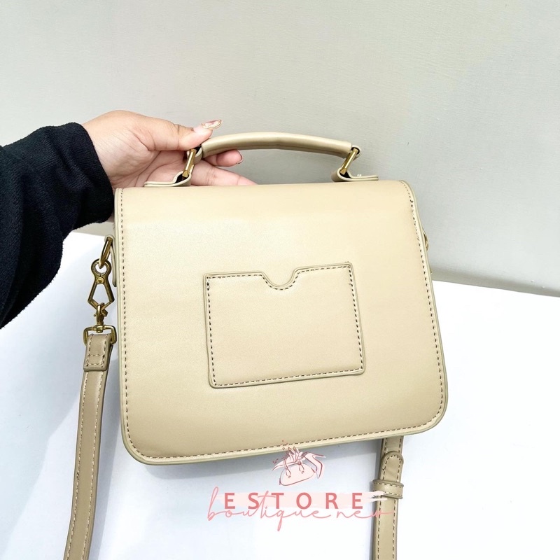 New CFront Flap Top Handle Crossbody Bag