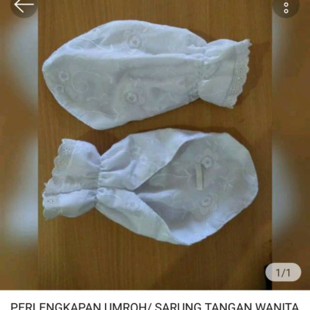 sarung tangan wanita/sarung tangan umroh