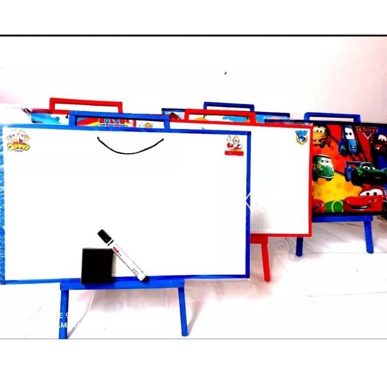 

BEST SELLER Papan Tulis Penyangga/White board Penyangga Ukuran 30×50cm/White Board Karakter/White Board Anak Karakter 3478 ☑