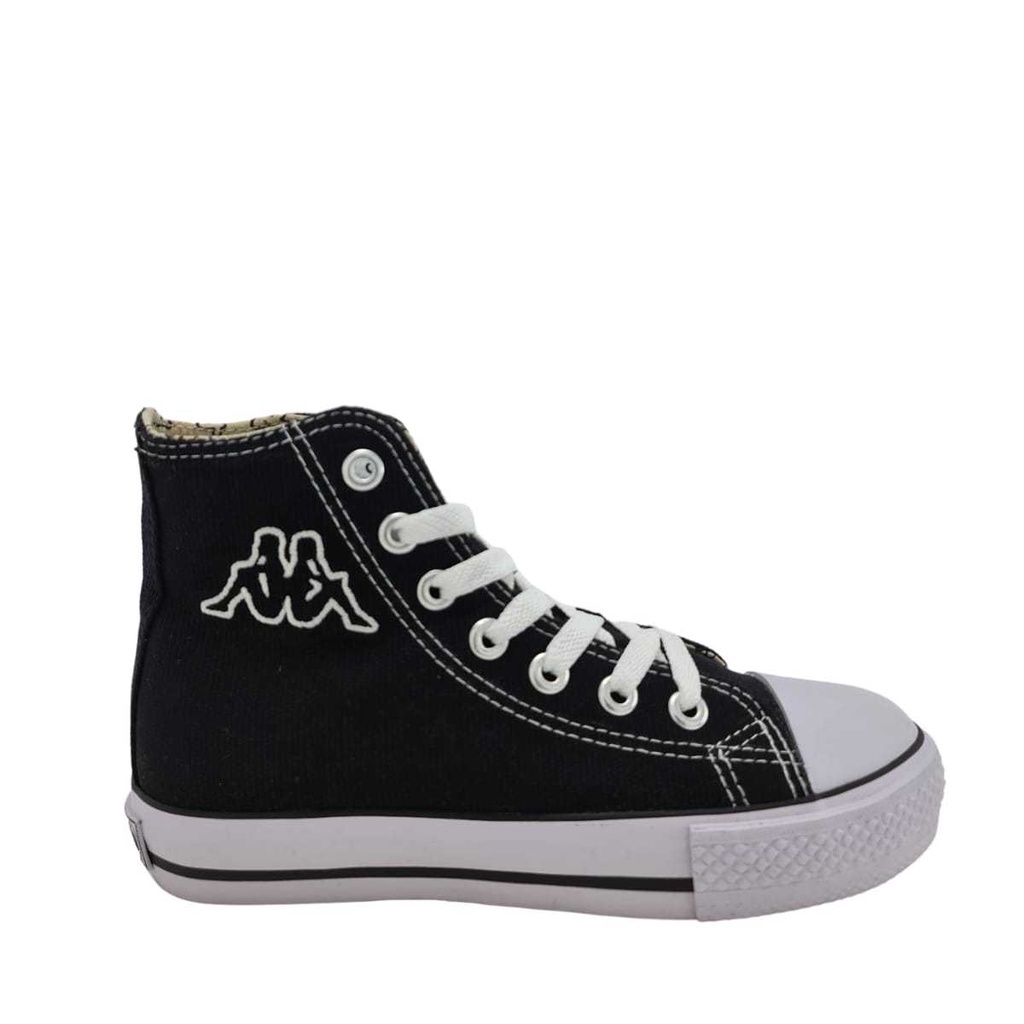 Kappa Masone Kid Hi Cut Shoes Black/White