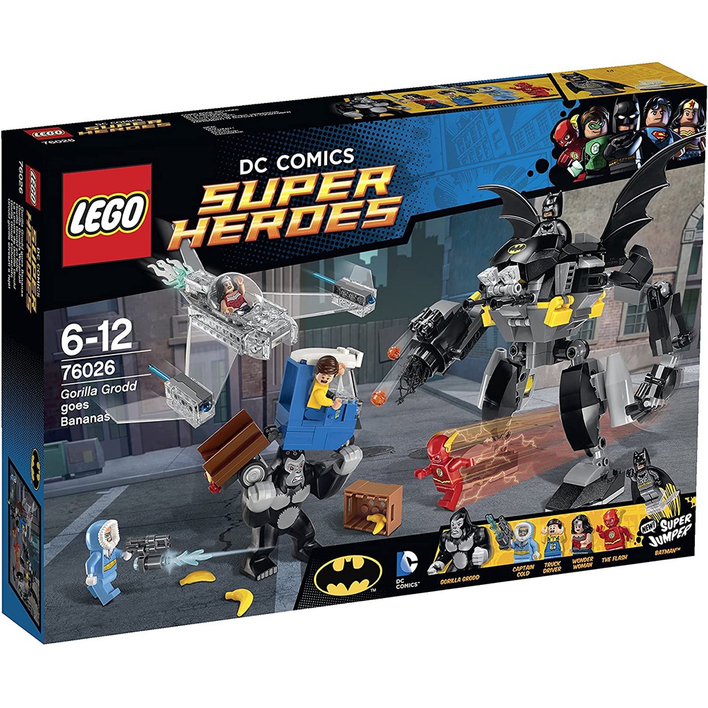 Lego Super Heroes DC 76026 Gorilla Grodd goes Bananas Bricks Balok Mainan Anak