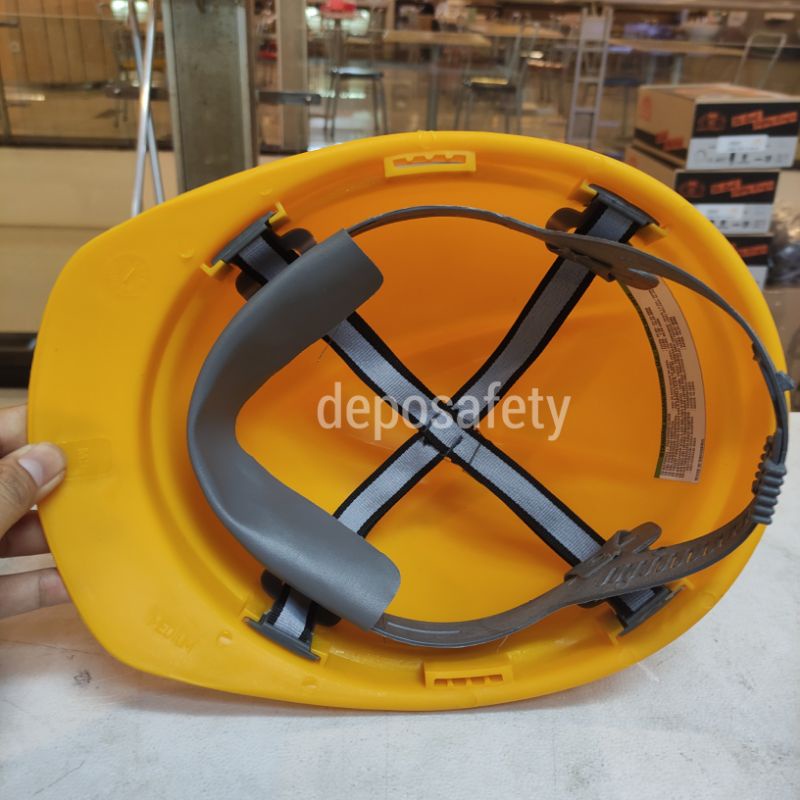 Helm Safety Proyek FSA Anti Pecah Warna Putih Kuning Biru Merah Orange