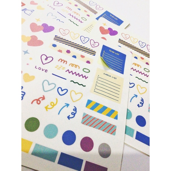 

STICKER JOURNAL SHEET KISS CUT | STICKER JURNAL TO DO LIST NOTE DIARY LUCU MURAH