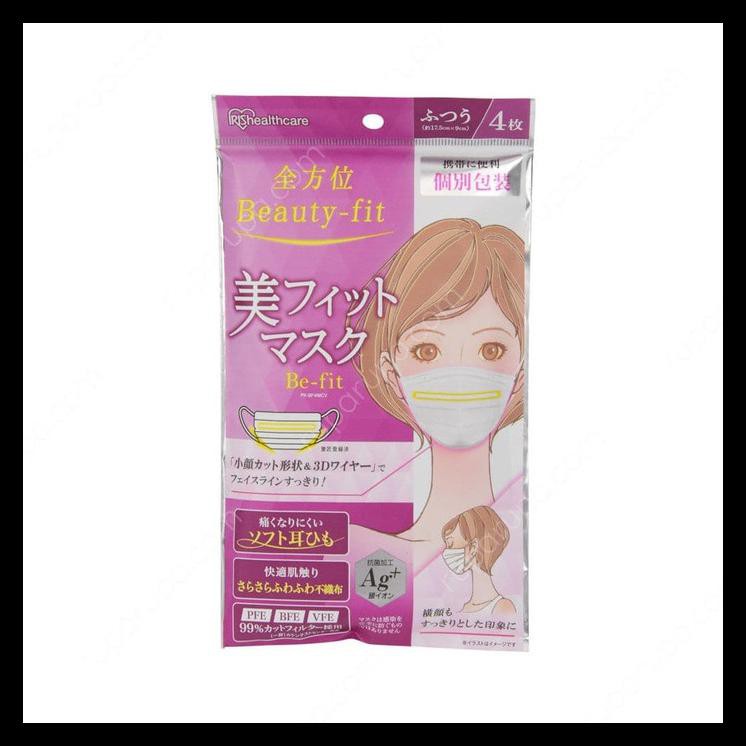 Iris Set 4 Pcs Masker Jepang Anti Virus Mask Beauty Fit 4Mcv