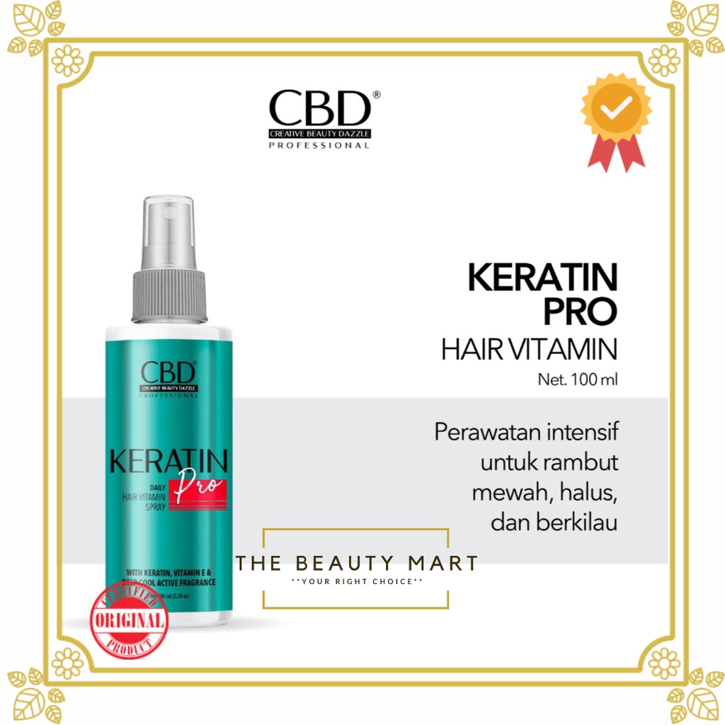 CBD Professional Keratin Pro Hair Vitamin Spray 100ml