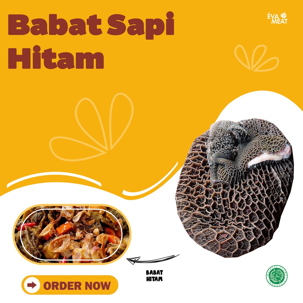 

Babat sapi / Babat Tawon sapi / Babat hitam / Jeroan sapi / Babat sarang tawon / babat gulai